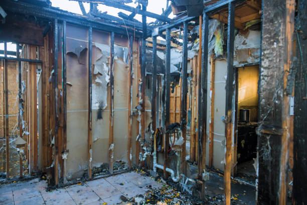 Professional Emergency Fire Cleanup technician working in Lindon, UT